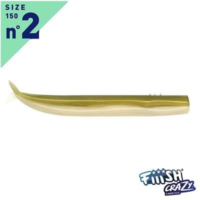 Crazy Sandeel CSE150/2 CSE232 3X Gövde OR Silikon Yem