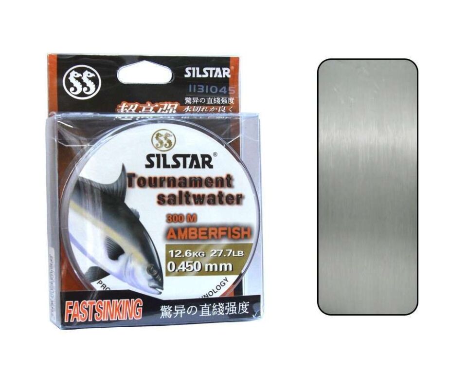 Silstar 1131 Salt Water Amberfish 300mt Monofilament Misina Su Gri