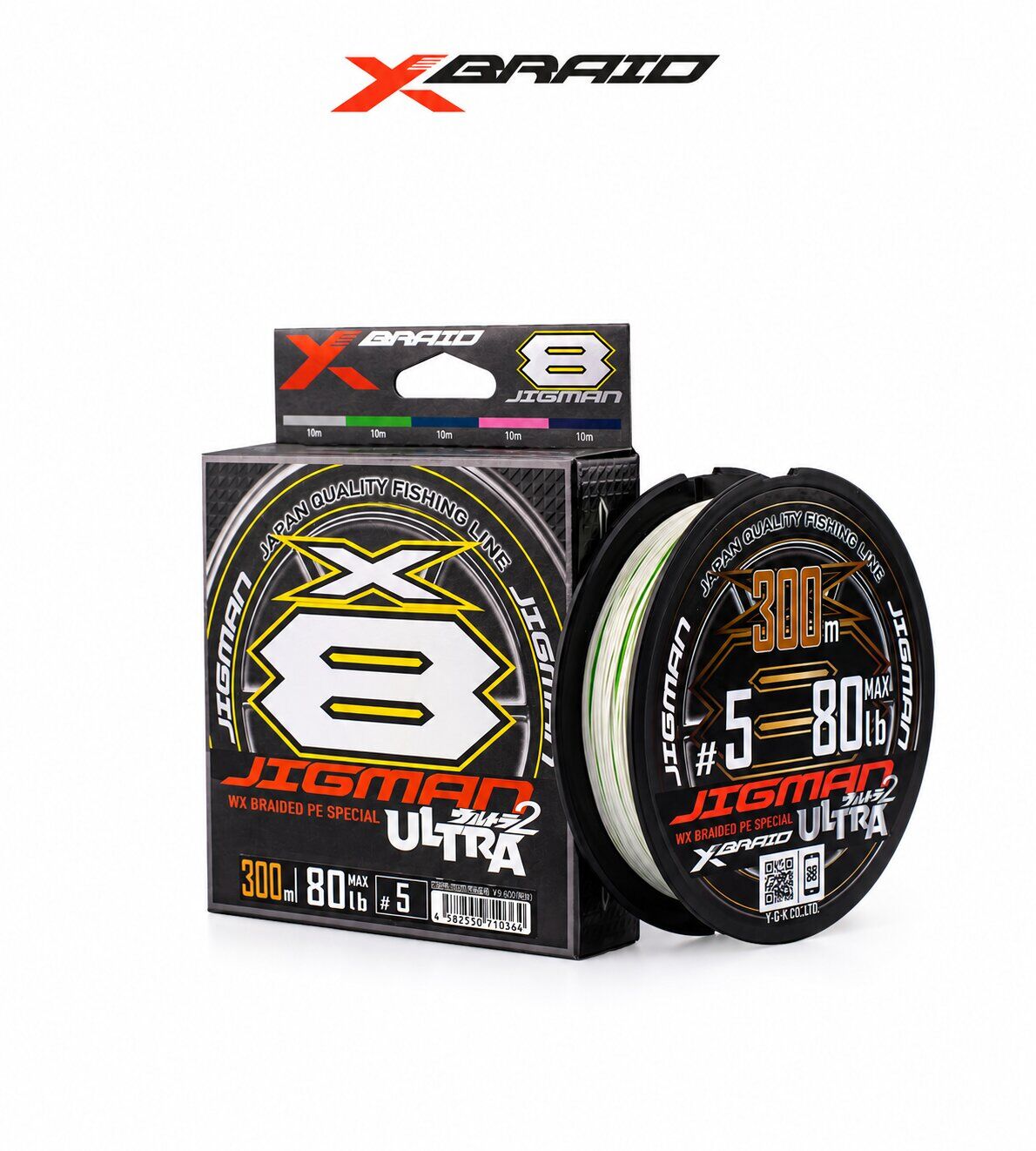 YGK X005 JIGMAN ULTRA PE X8 300M 36KG 0.37 MULTİCOLOR