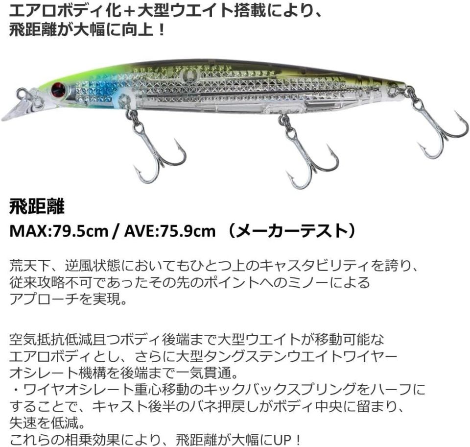 Daiwa Shore Line Shiner Z Vertice R Laser Impact 125S - LI Pink Sardine
