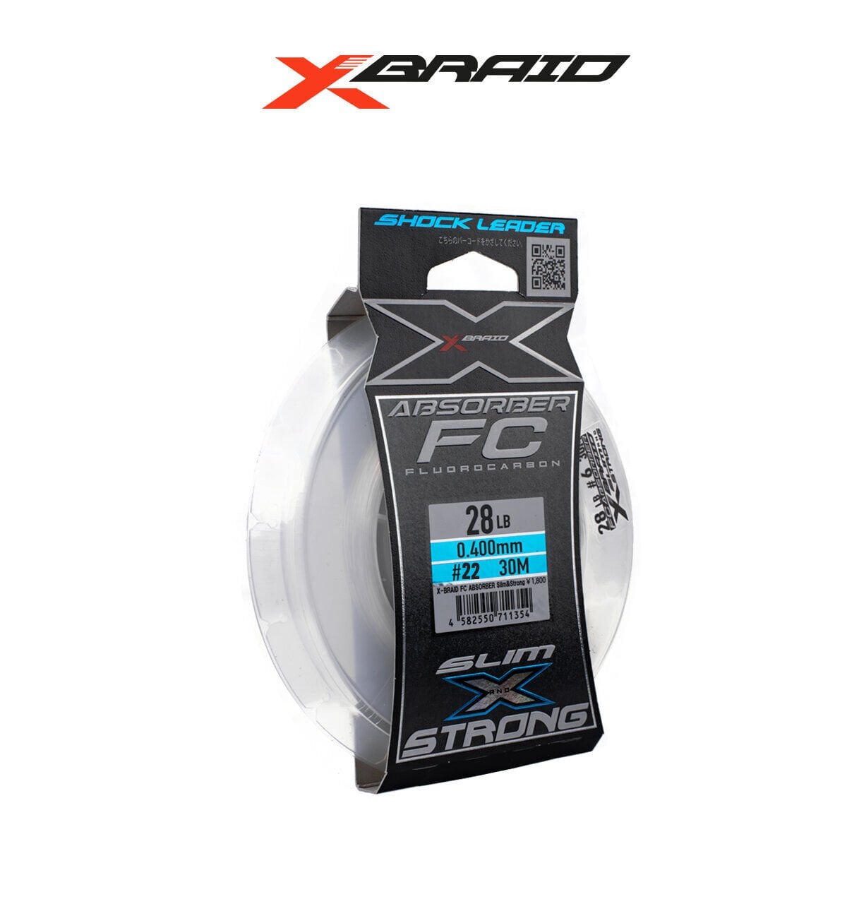 YGK X021 ABSORBER SLIM&STRONG FC 30M 38KG 0.78