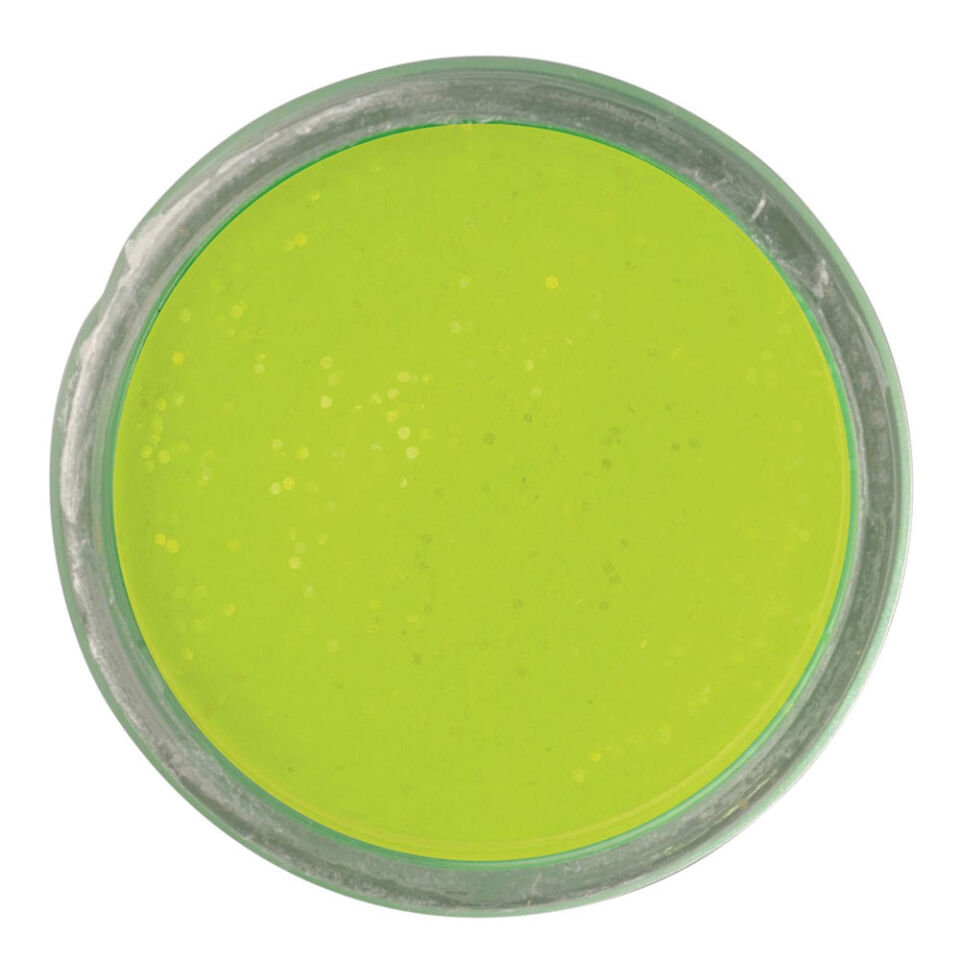 Berkley PowerBait Natural Scent Glitter Hamur Yem 50G - CHARTREUSE - GARLIC