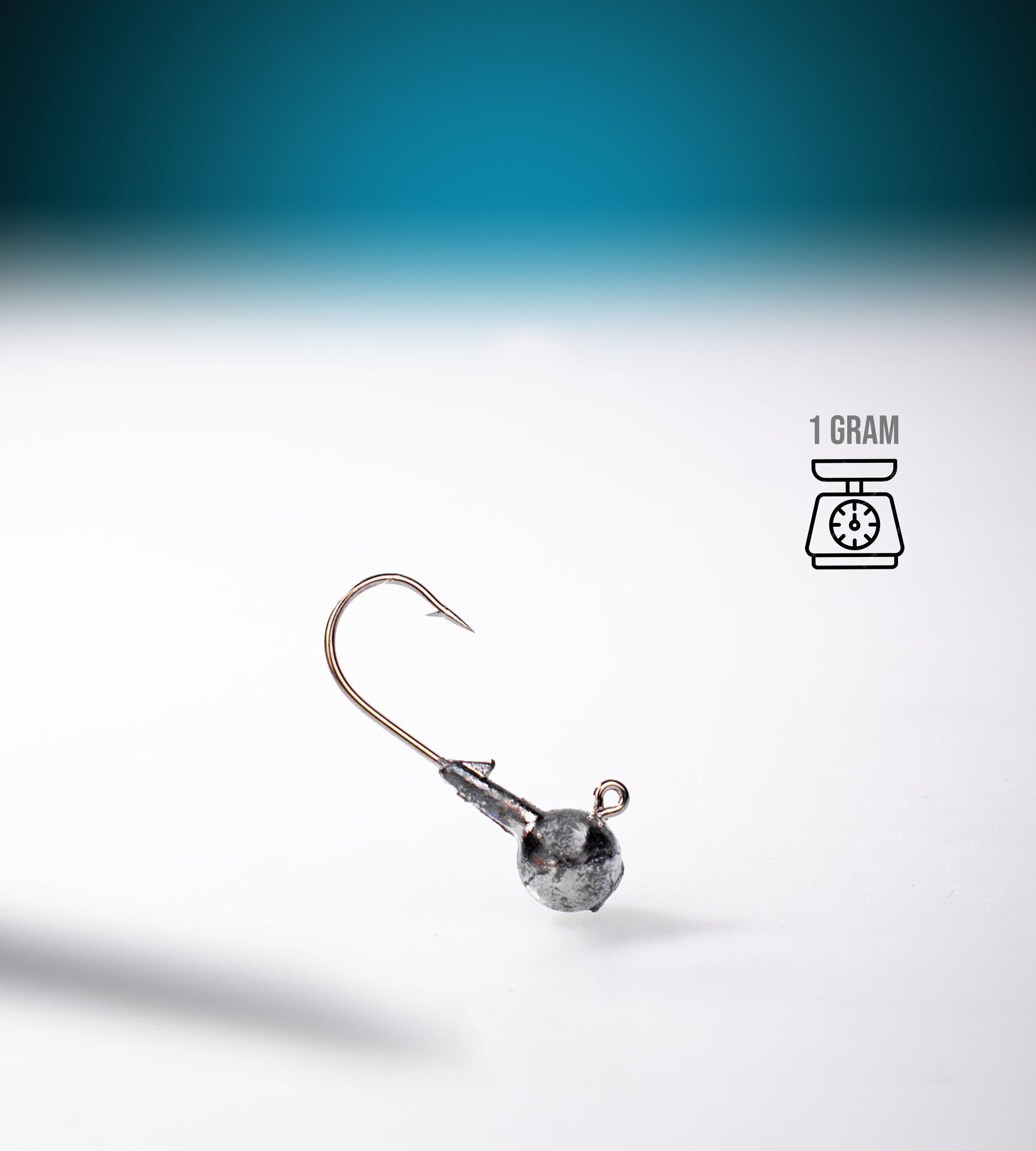 JIGHEAD TOP KAFA 1G 2500-1 GÜMÜŞ 25P