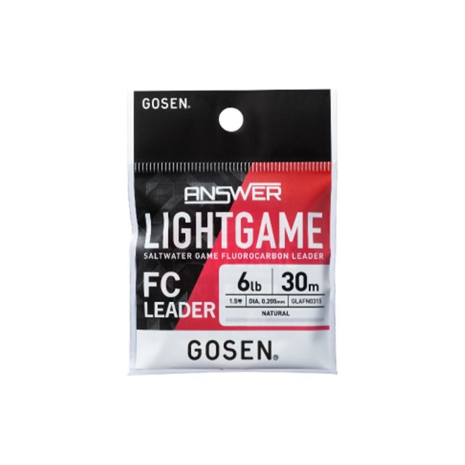 Gosen Answer Light Game Salt Water Game F. C. Leader 30mt