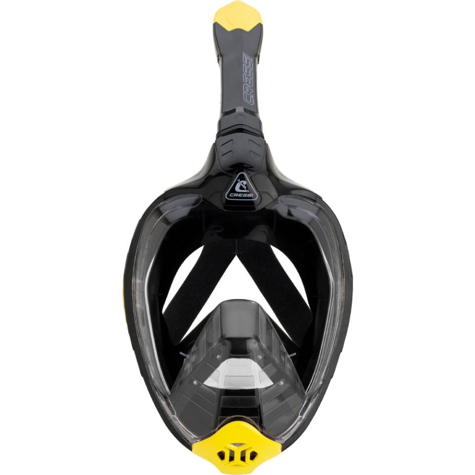 Cressi Bali Tam Yüz Maske S/M - BLACK / YELLOW