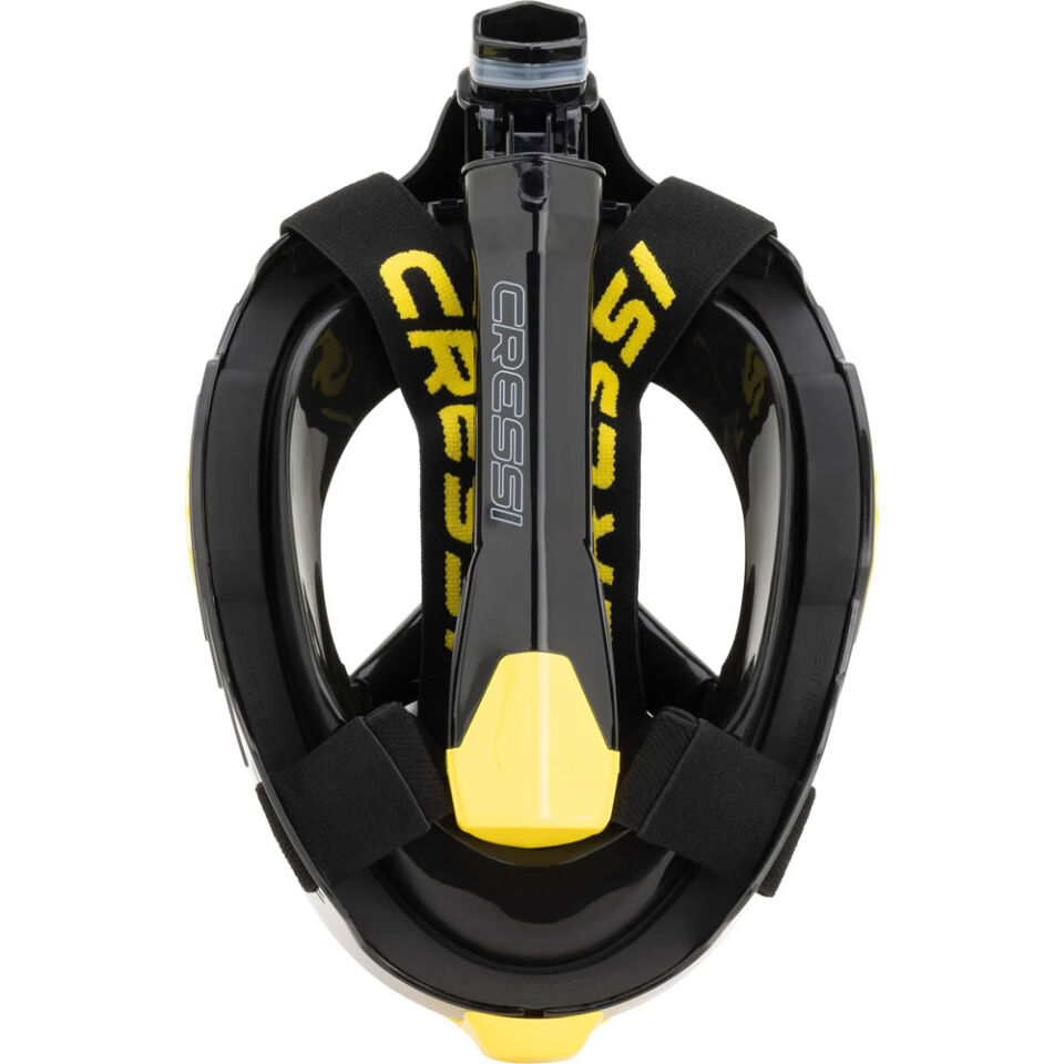 Cressi Bali Tam Yüz Maske S/M - BLACK / YELLOW