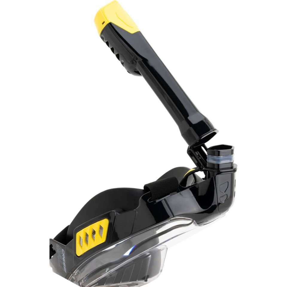 Cressi Bali Tam Yüz Maske S/M - BLACK / YELLOW