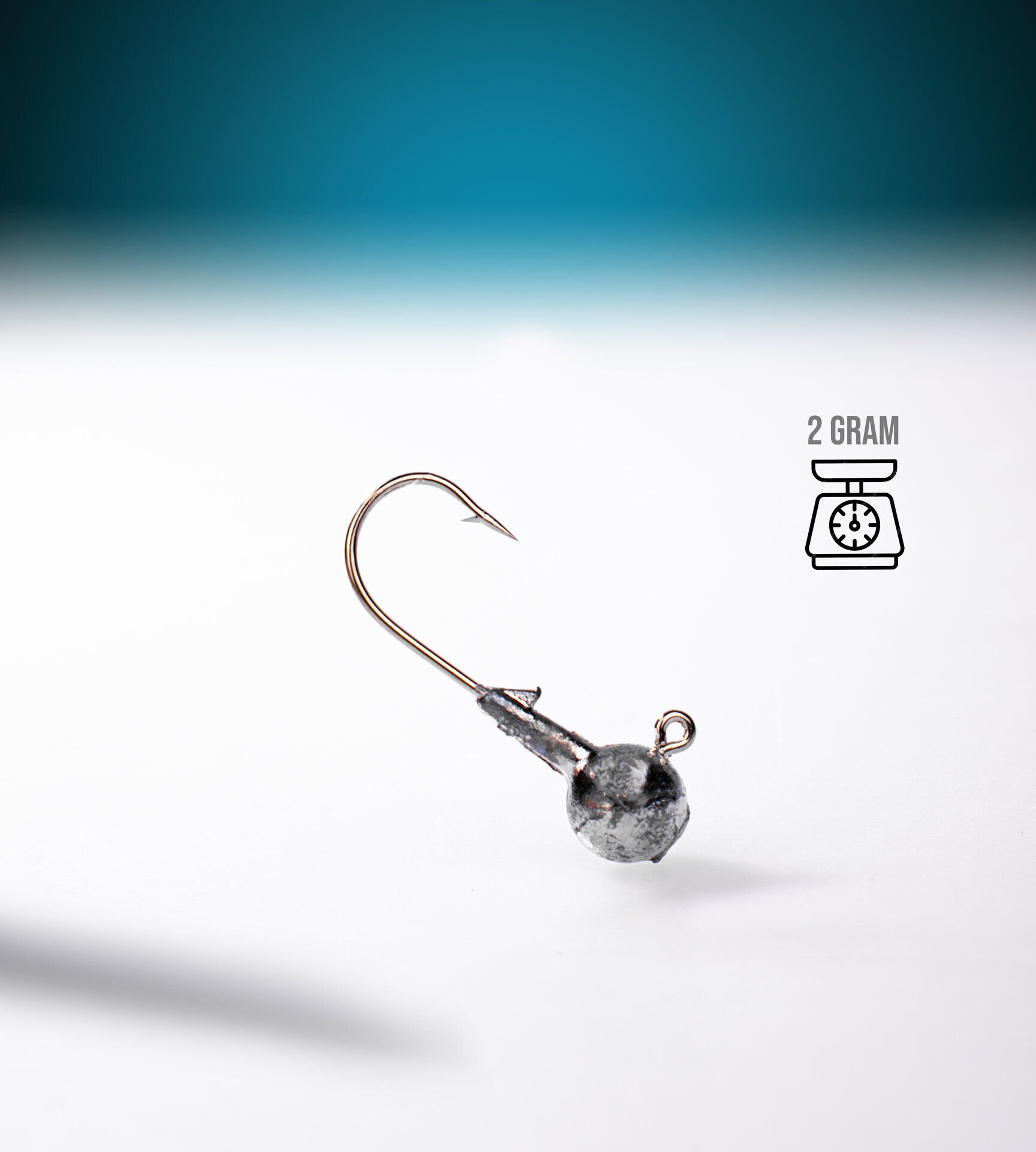 JIGHEAD TOP KAFA 2G 2500-1 GÜMÜŞ 25P