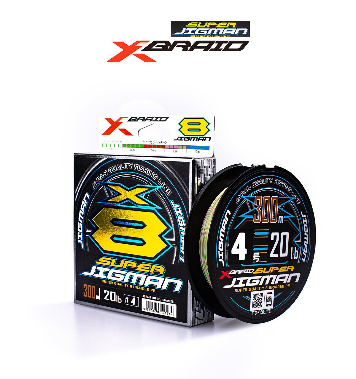 YGK X013 SUPER JIGMAN PE X8 300M 27KG 0.33 MULTICOLOR
