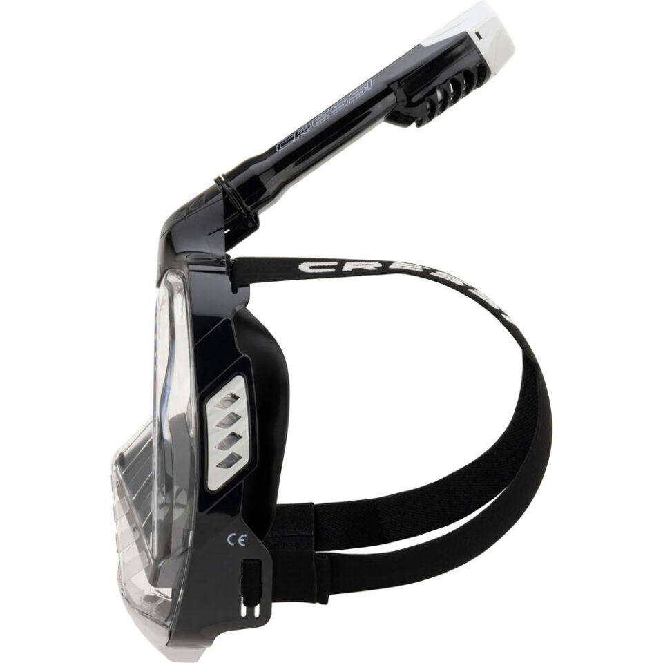 Cressi Bali Tam Yüz Maske L/XL - BLACK / GREY