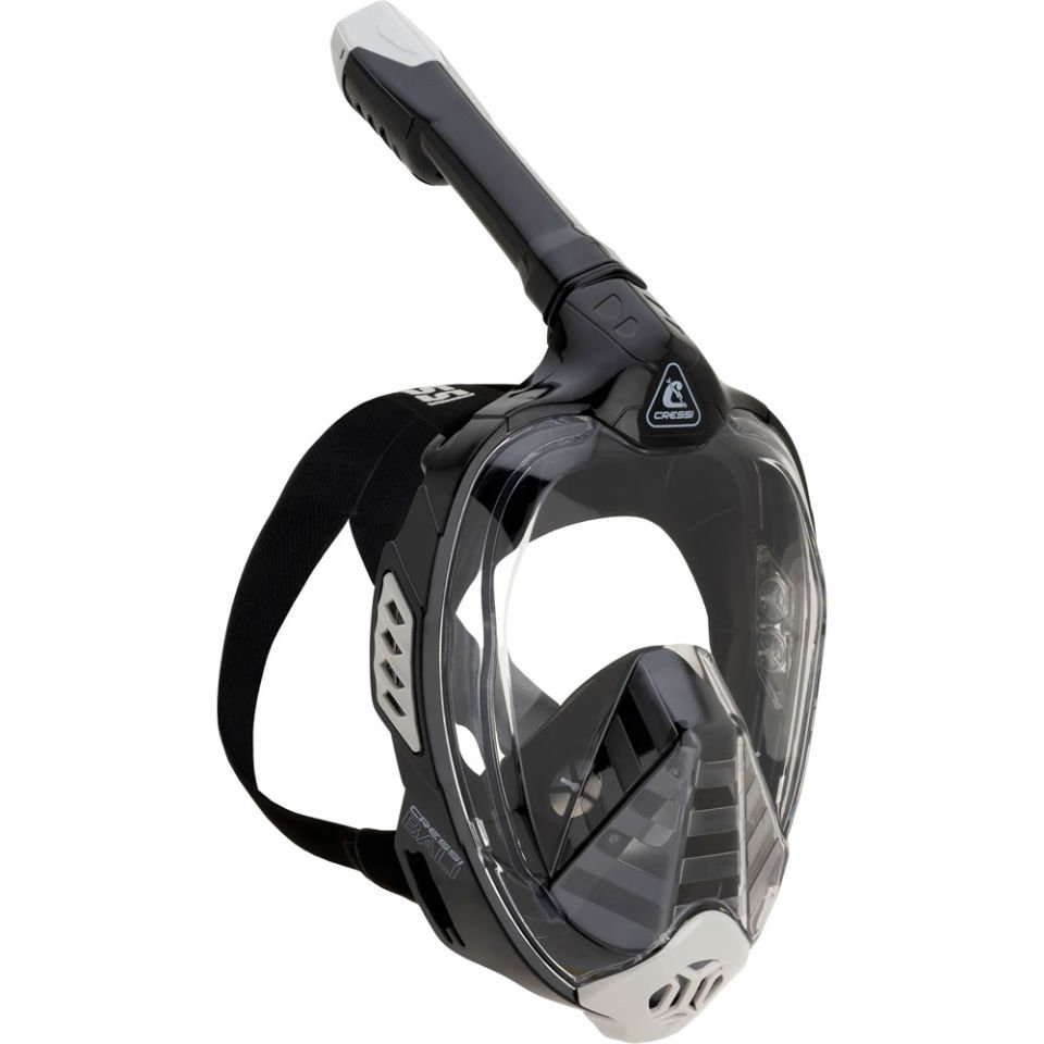 Cressi Bali Tam Yüz Maske L/XL - BLACK / GREY