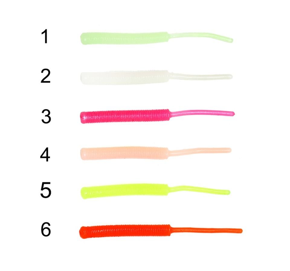 Captain 3520 Mini Worm Floating 5 cm Aromalı LRF Silikon Yem 10'lu