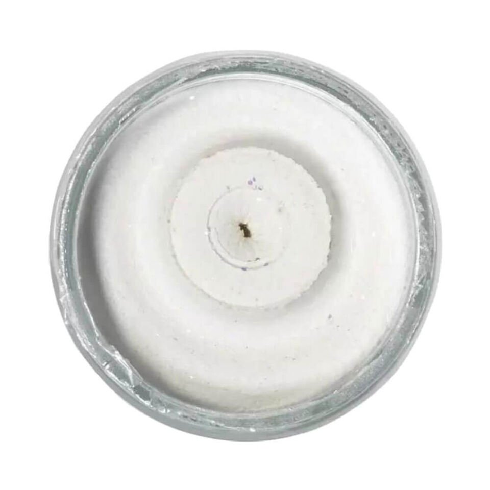 Berkley Powerbait Natural Glitter Trout Bait Garlic Sahte Yemi WHITE - 50 GR