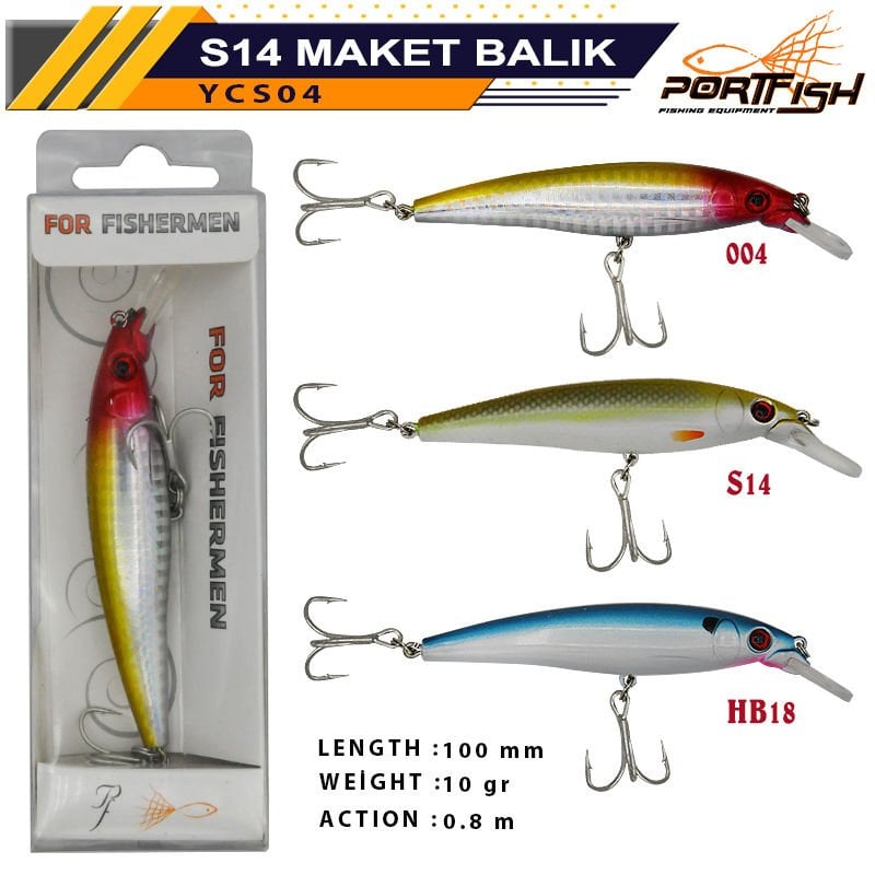 Portfish YCS04 Maket Balık 100mm 10gr
