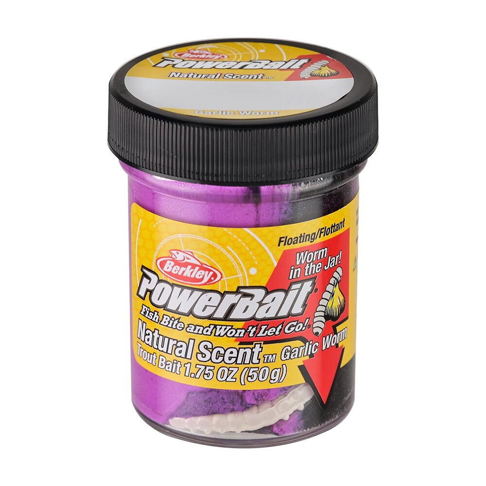 Berkley PowerBait Natural Scent Hamur Yem 50G - TEQ SUNRISE GARLIC WORM