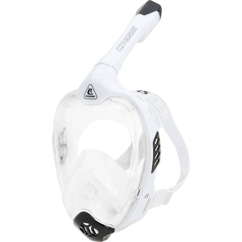 Cressi Bali Tam Yüz Maske S/M - WHITE / BLACK