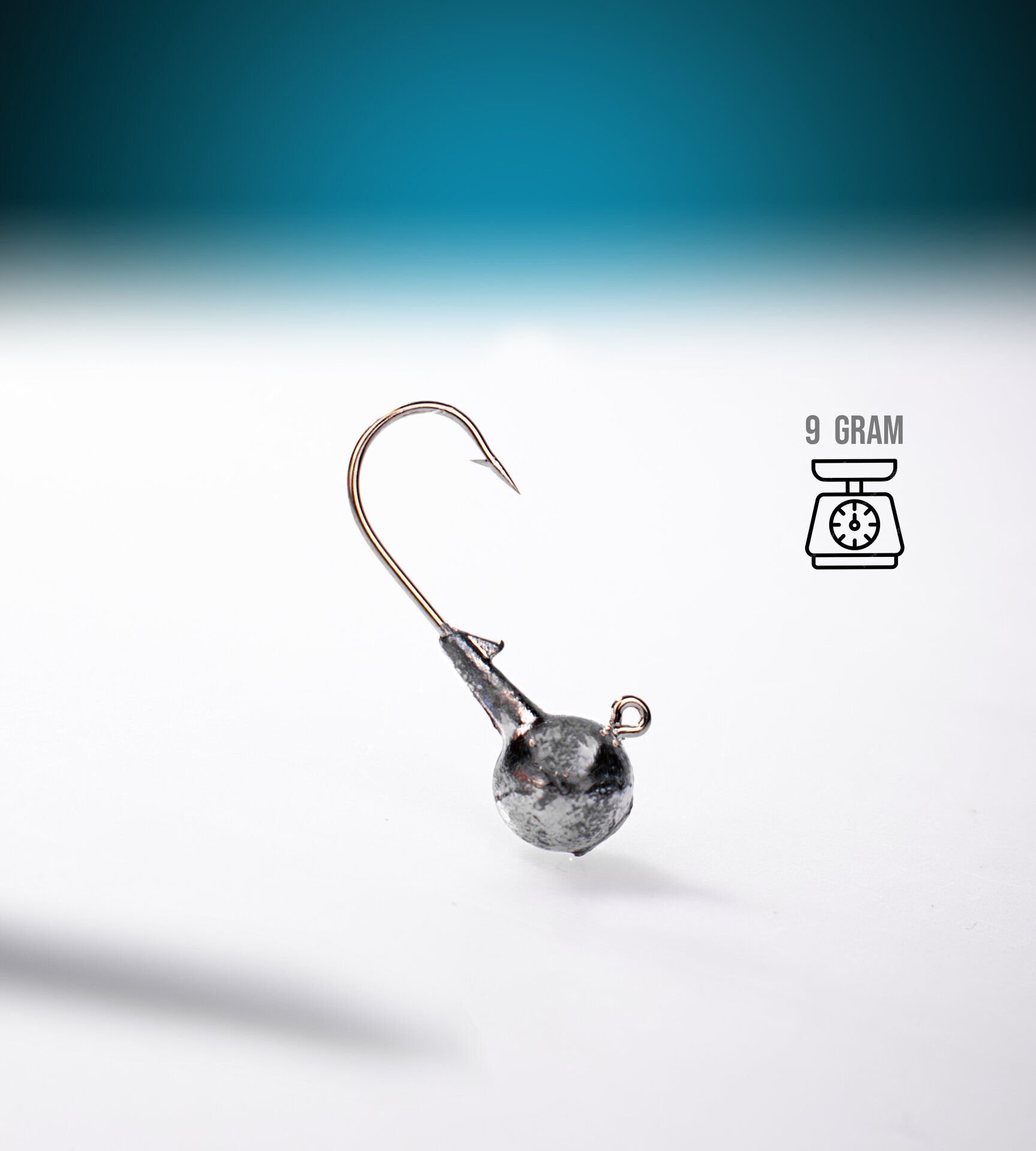 JIGHEAD TOP KAFA 9G 2500-2/0 GÜMÜŞ 25P