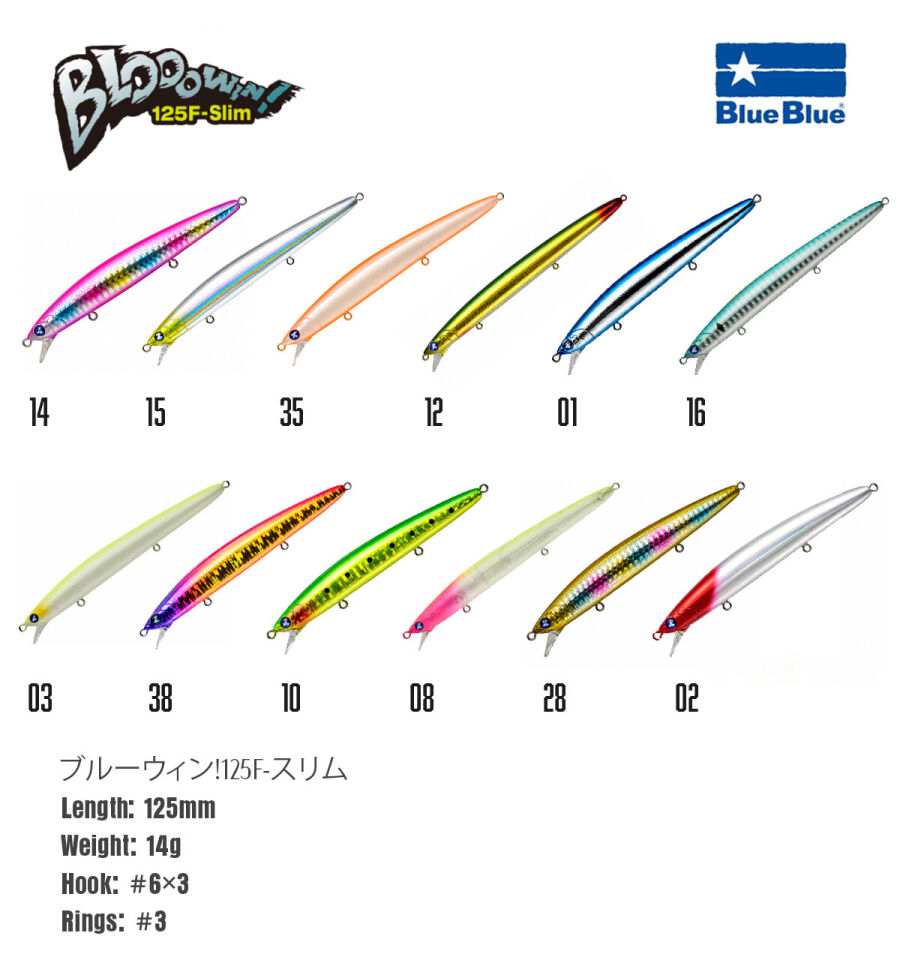 BLOOWIN! 125 SLIM FLOATING 14G #12
