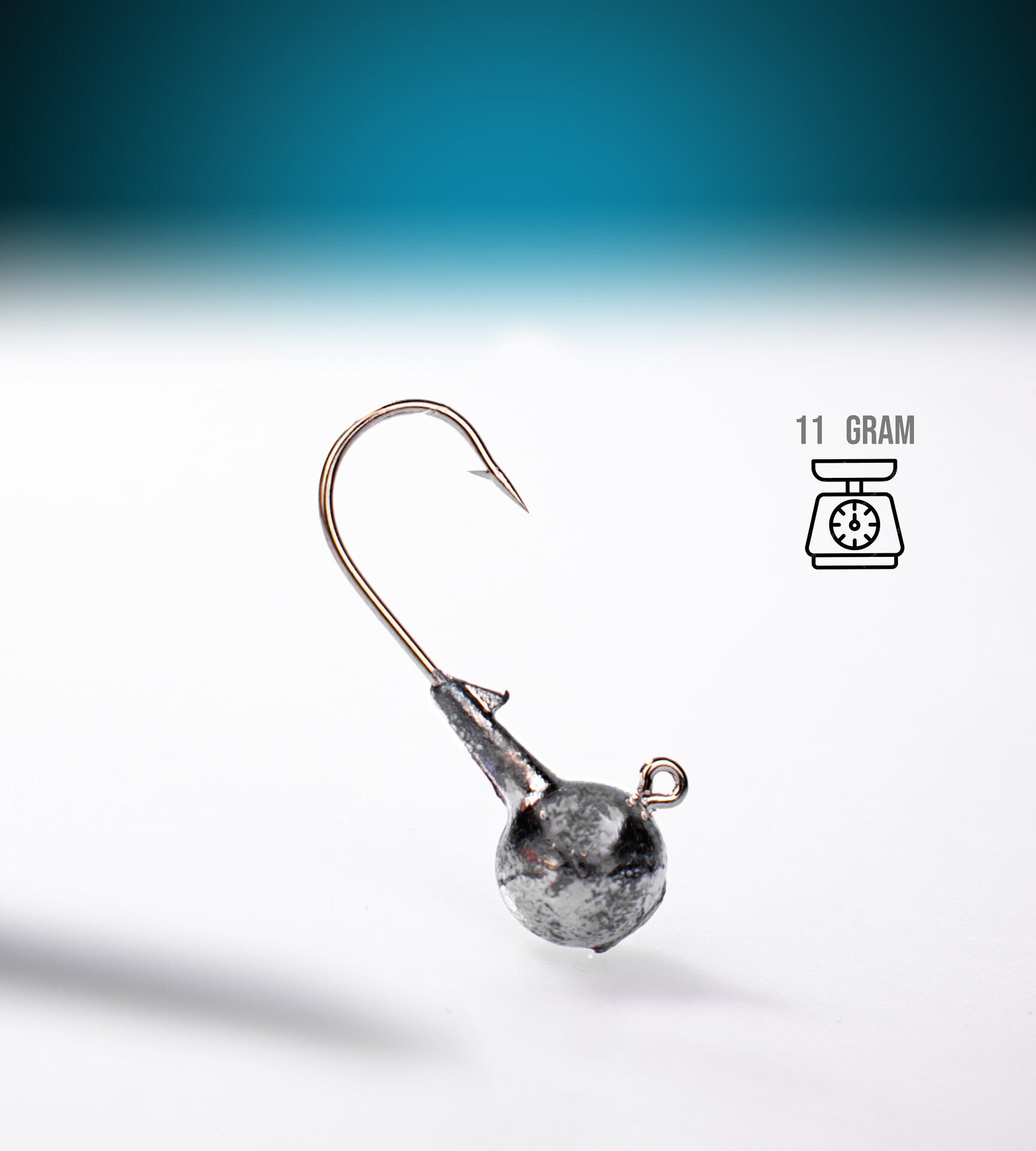 JIGHEAD TOP KAFA 11G 2500-3/0 GÜMÜŞ 25P