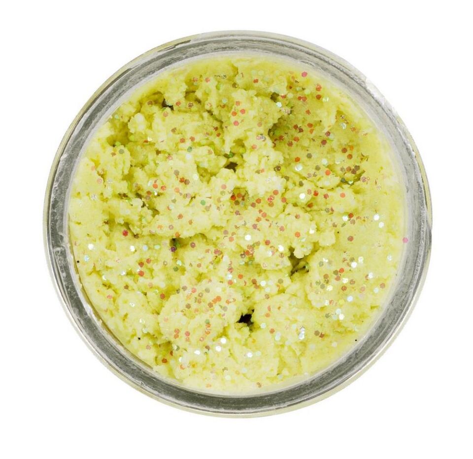 Berkley Powerbait Natural Glitter Trout Bait Garlic Sahte Yemi 50 GR - GARLIC GLITTER