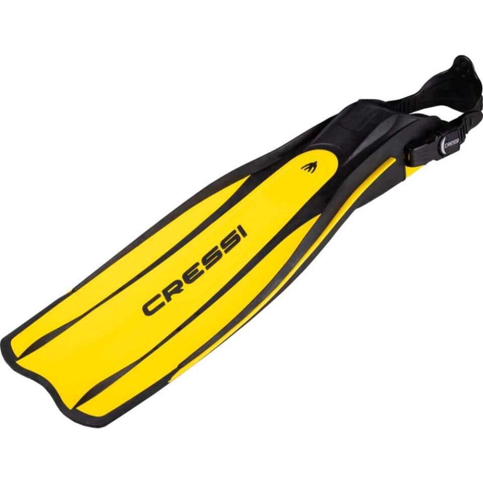 Cressi Pro Light Dalış Paleti BLACK-YELLOW - M-L