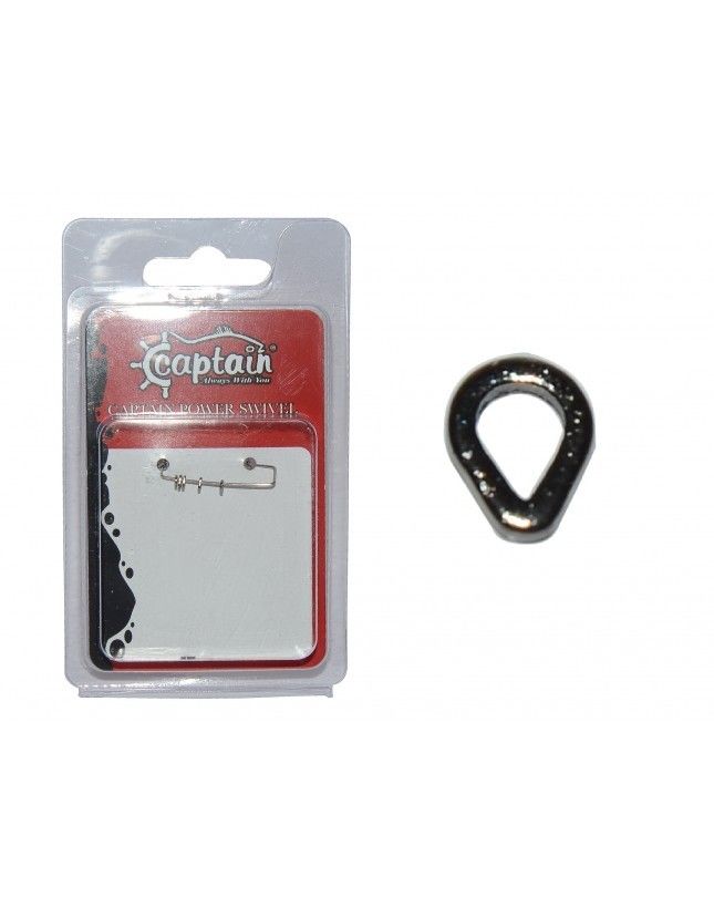 Captain 5144 Assist Halkası D-Halka 10'lu Paket İnox Naturel