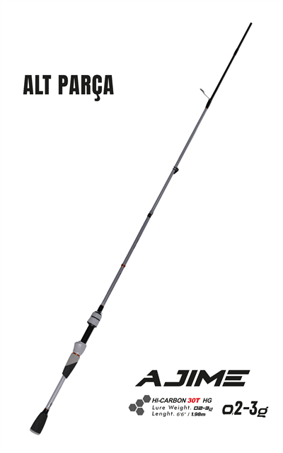 Fujin Ajime 198cm 02-3 gr LRF Kamışı #2 Alt Parça