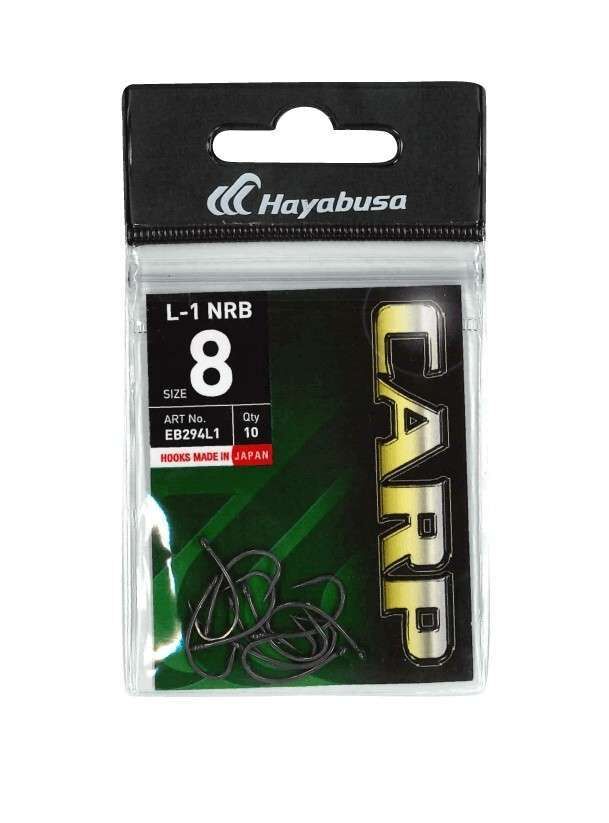 Hayabusa L1 Sazan İğnesi Dövme Teflon Black 10lu Paket