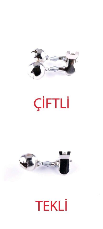 Captain Olta Zili Metal Kıskaçlı 18mm Kamış Zili Standart - ÇIFTLI