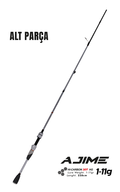 Fujin Ajime 228cm 1-11gr LRF Kamışı #2 Alt Parça