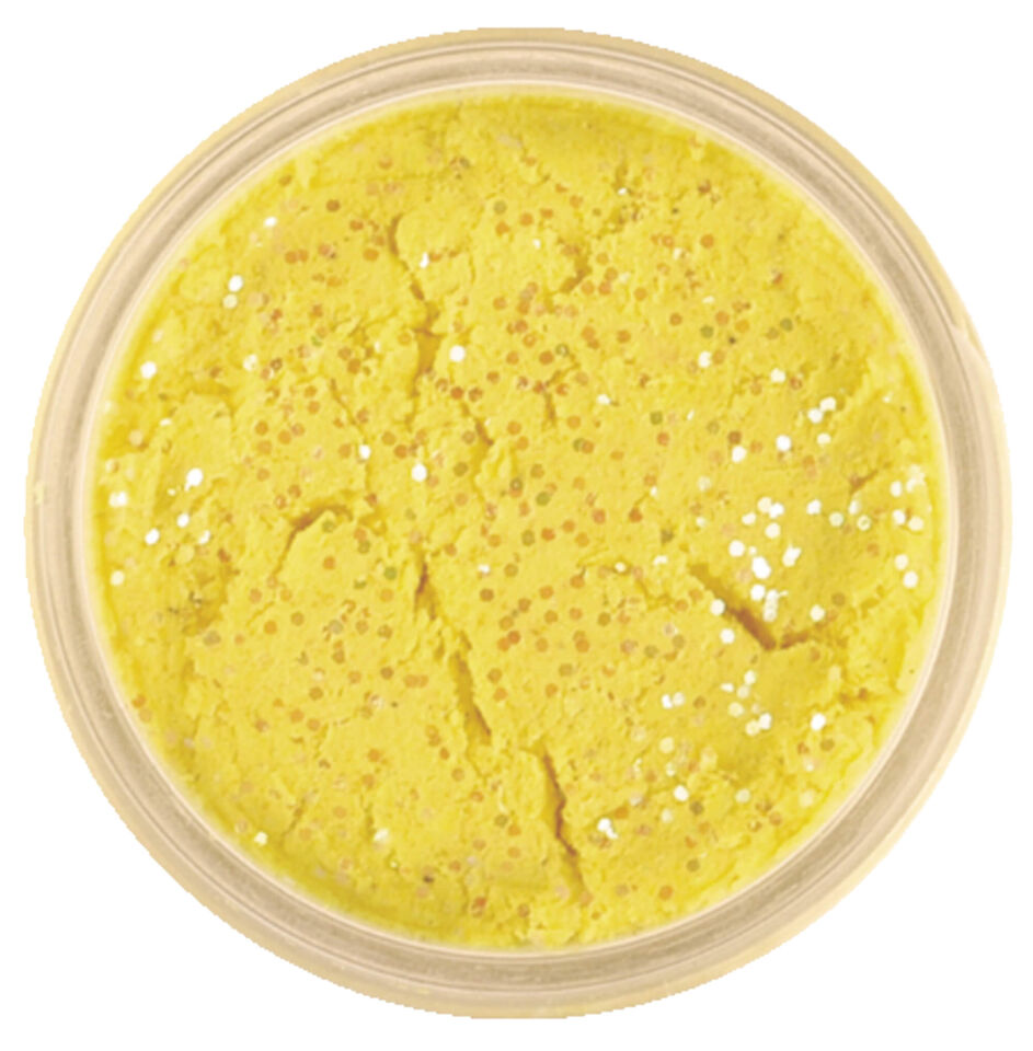 Berkley Powerbait Extra Scent Glitter Sahte Yemi Yellow - 50 GR