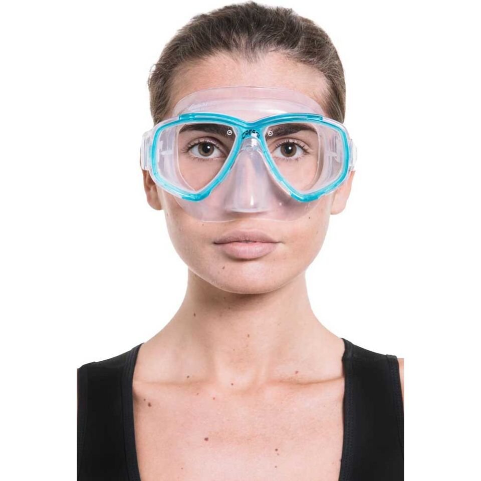 Cressi Perla Dalış Maskesi CLEAR-AQUAMARINE