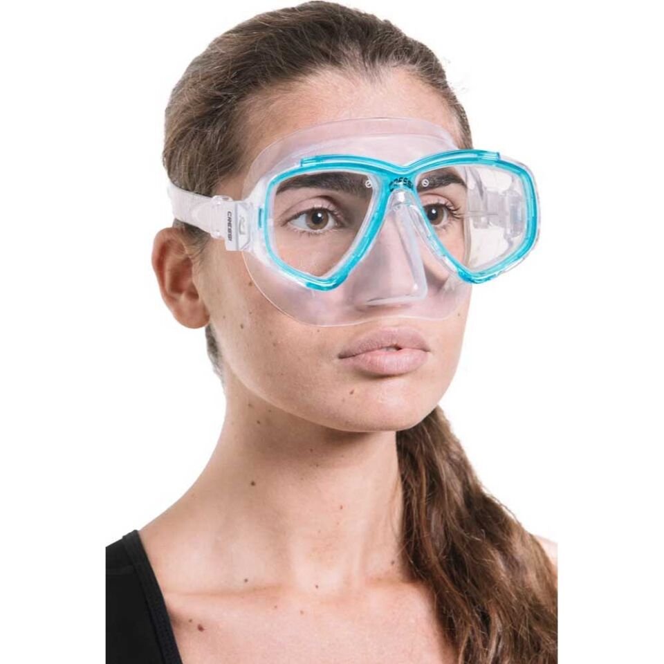 Cressi Perla Dalış Maskesi CLEAR-AQUAMARINE