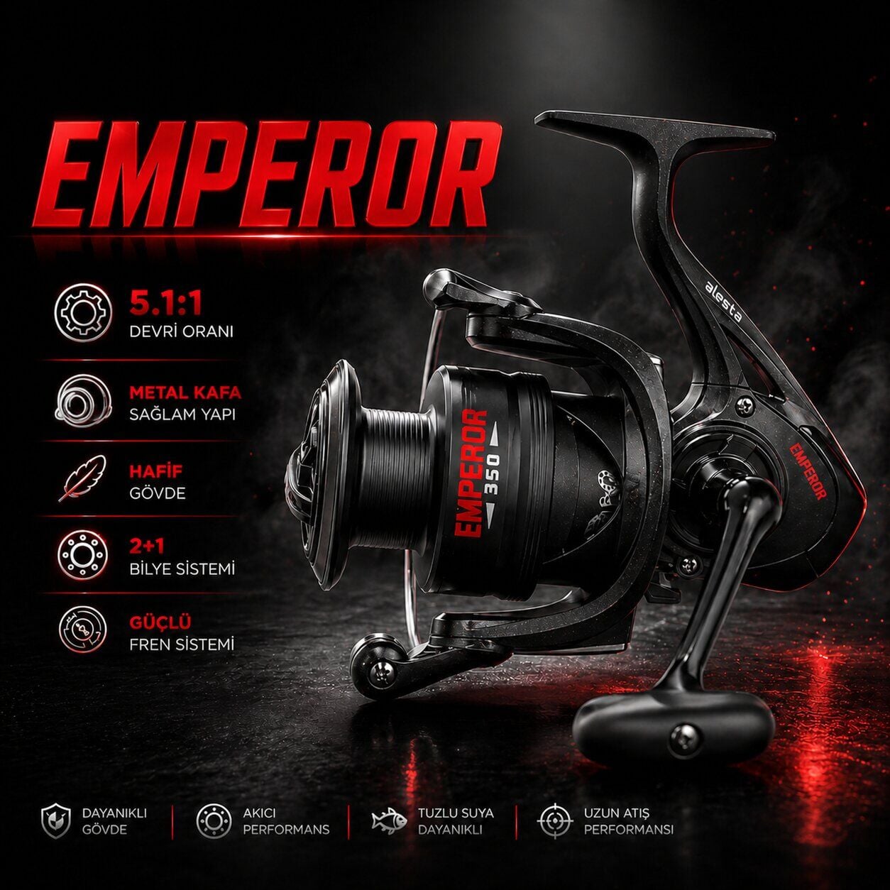 EMPEROR FD-360 METAL KAFA 2+1