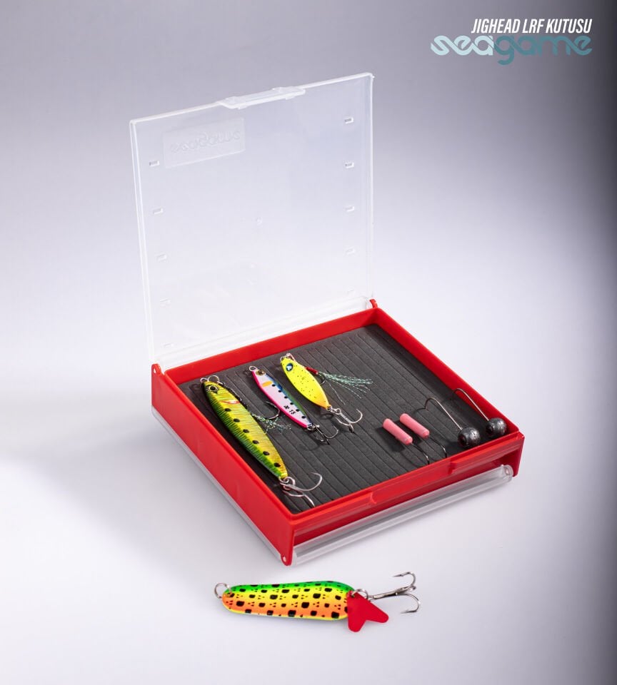 JIGHEAD LRF KUTUSU ÇİFT TARAF EVALI KIRMIZI