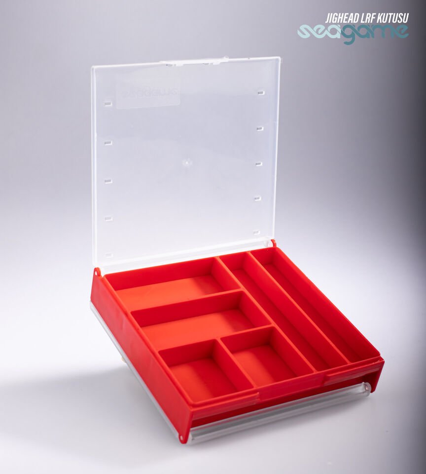 JIGHEAD LRF KUTUSU ÇİFT TARAF EVALI KIRMIZI