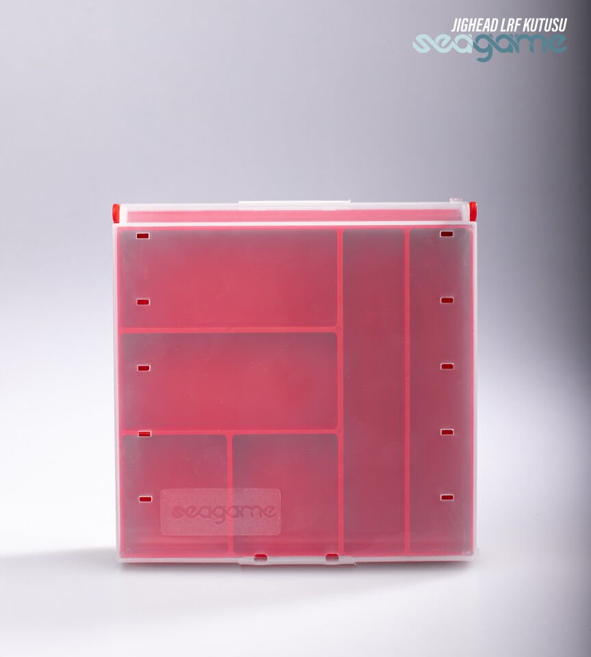 JIGHEAD LRF KUTUSU ÇİFT TARAF EVALI KIRMIZI