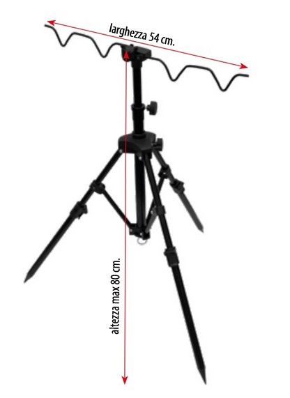 Lineaeffe 6313055 Tripod Ayarlanabilir 4lü Kamış Sehpası 80cm