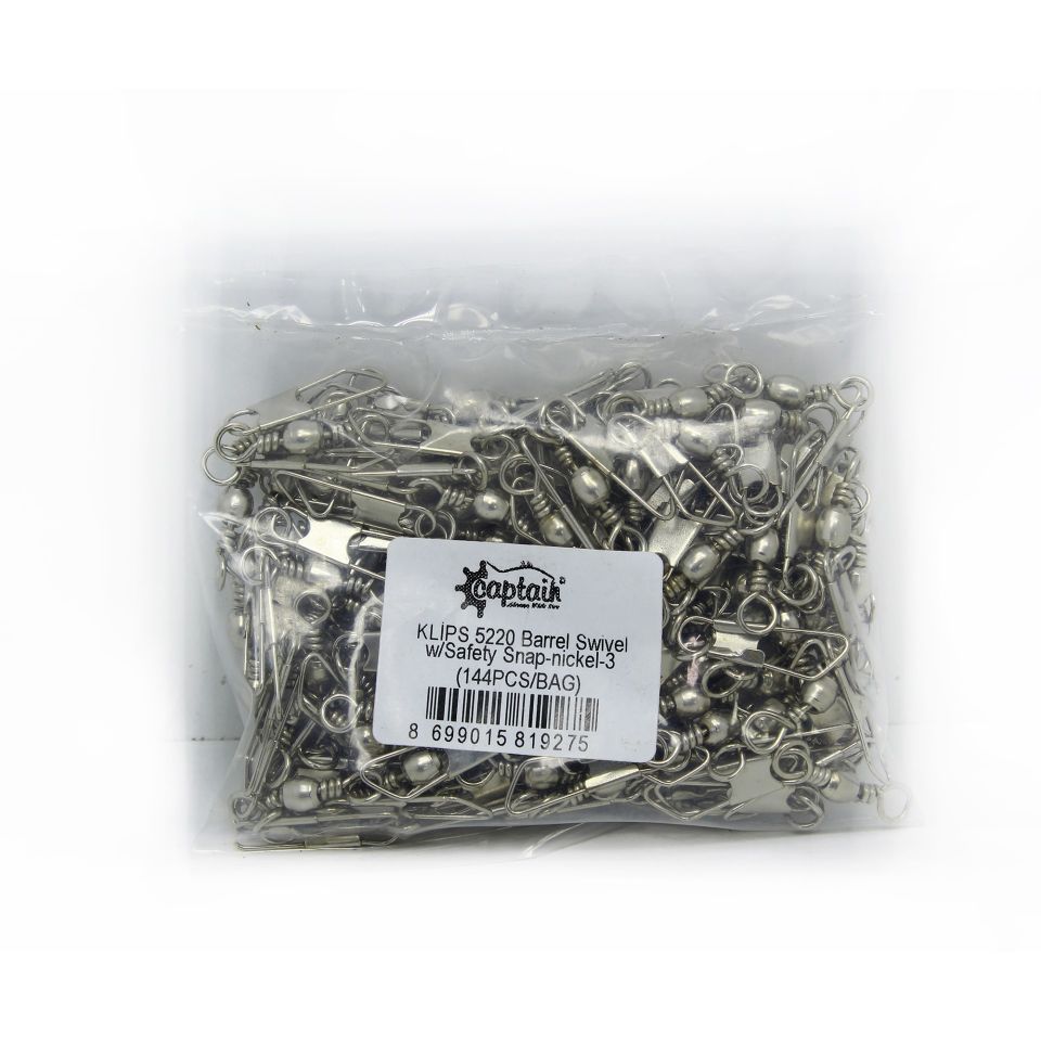 Captain 5220 Klips 144'lü Paket Nikel