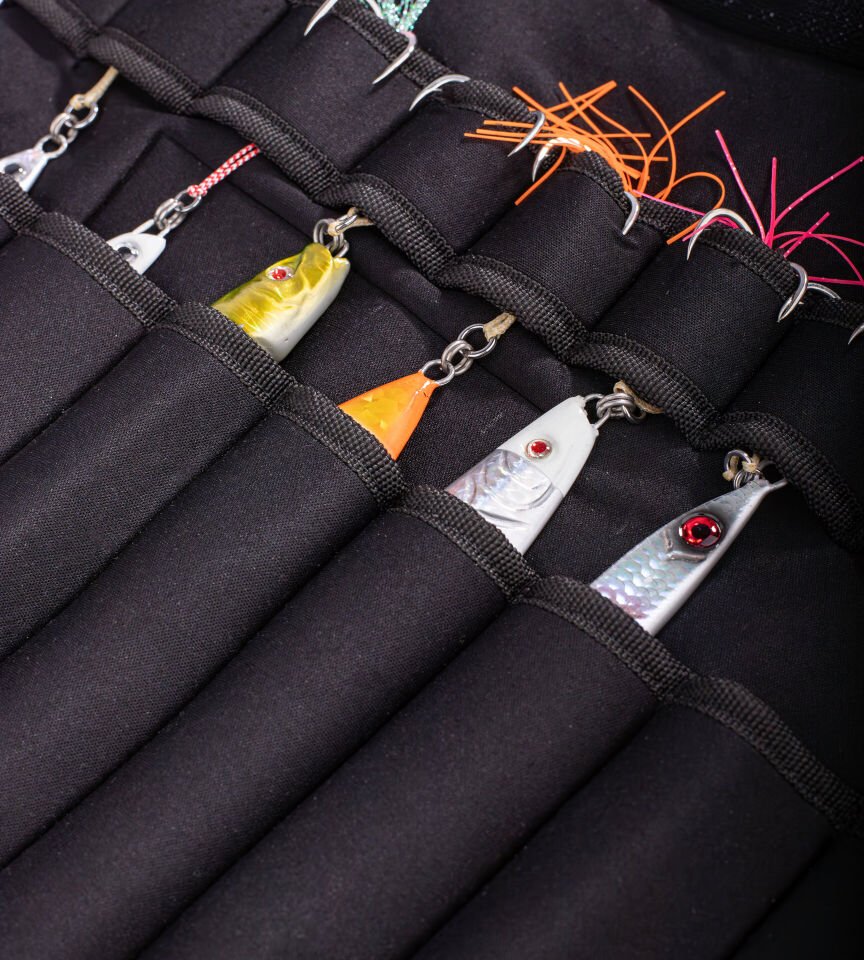 JIG ÇANTASI 10 GÖZ 42x33 CM SİYAH