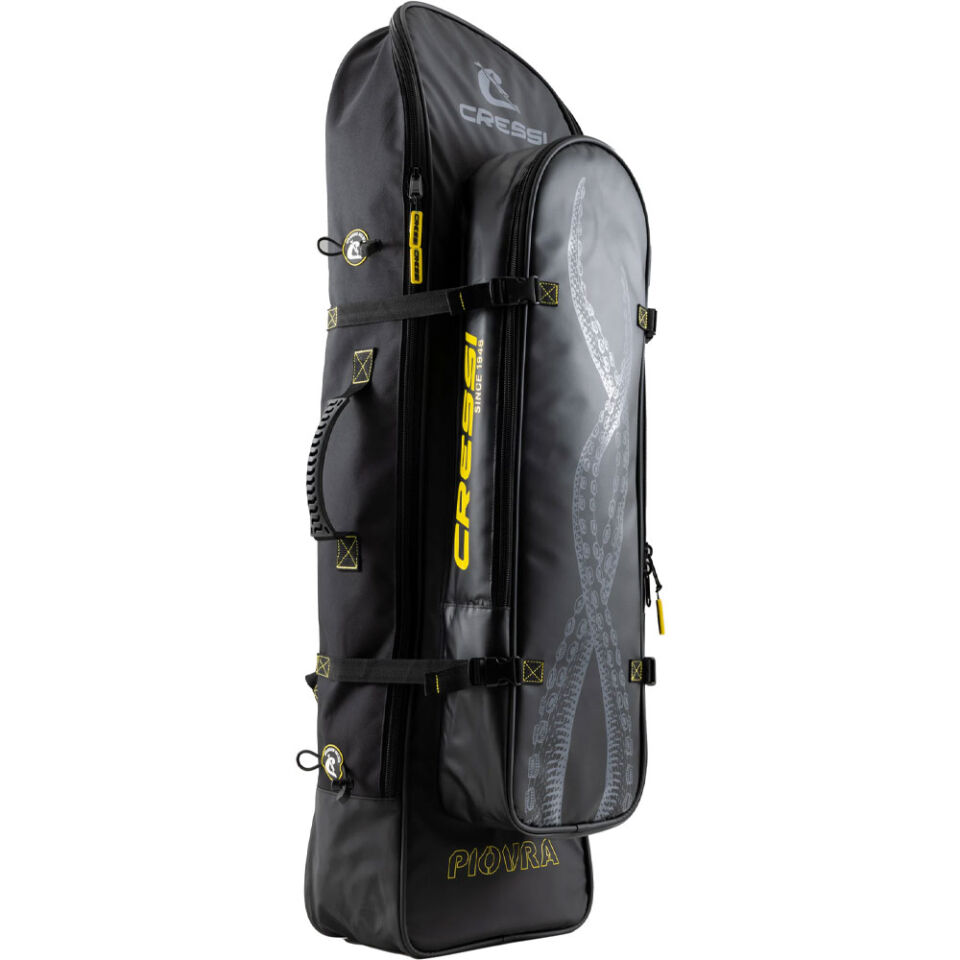 Cressi Piovra Dry Sırt Çantası BLACK - YELLOW - 90L