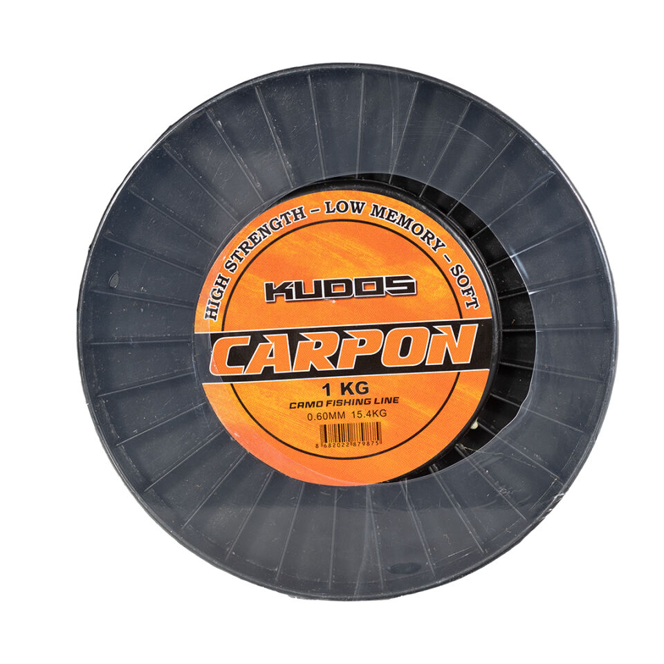KUDOS CARPON CAMO 0.35MM 1 KG BOBİN MİSİNA