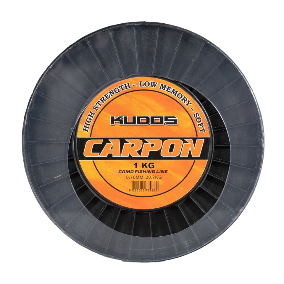 KUDOS CARPON CAMO 0.35MM 1 KG BOBİN MİSİNA