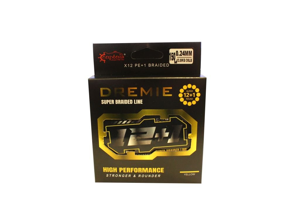 Captain Dremie Rounder 12+1 Spin İp Misina 150mt Yellow