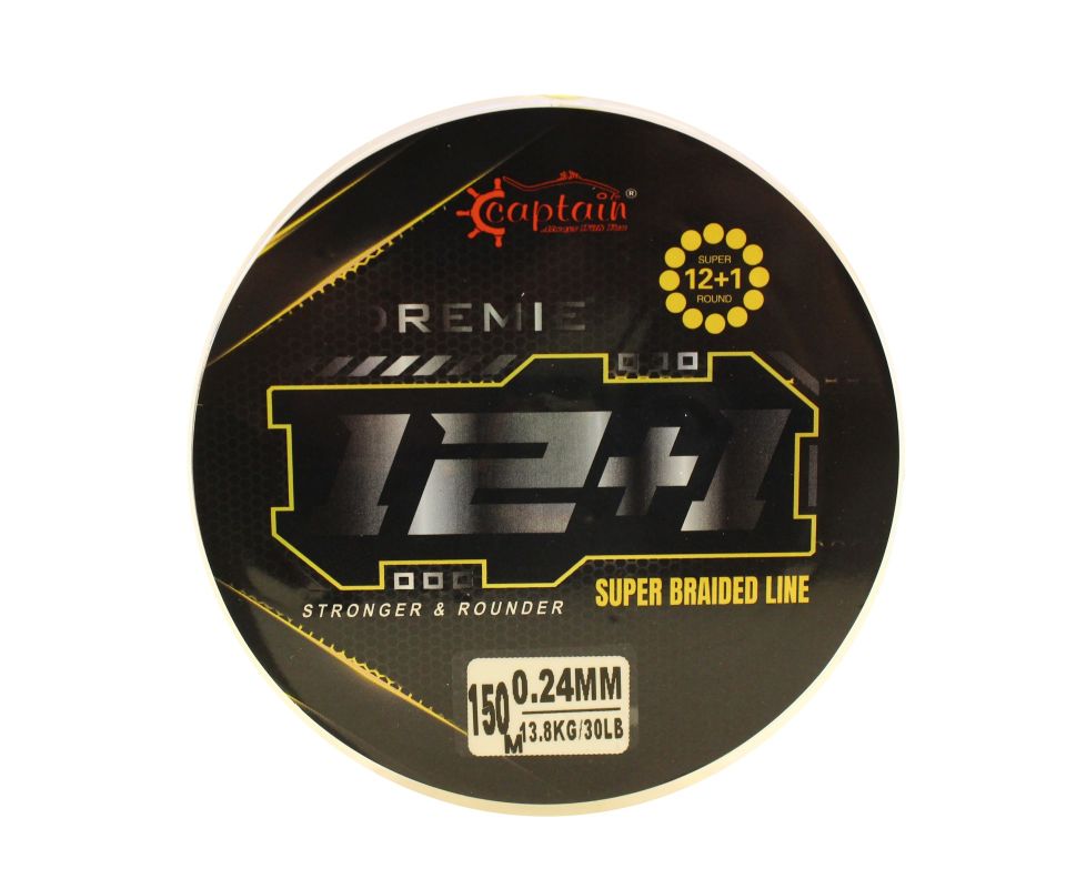 Captain Dremie Rounder 12+1 Spin İp Misina 150mt Yellow