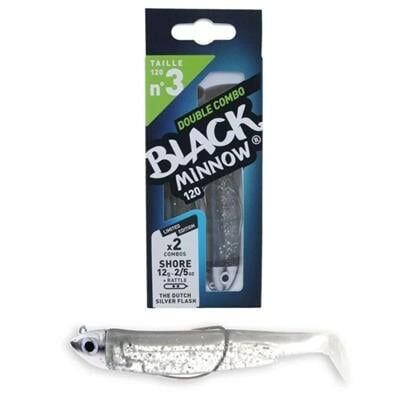 Fiiish BM120/3 BM3025 Double Combo Shore + Rattle 12gr Dutch Silver Flash Silikon Yem