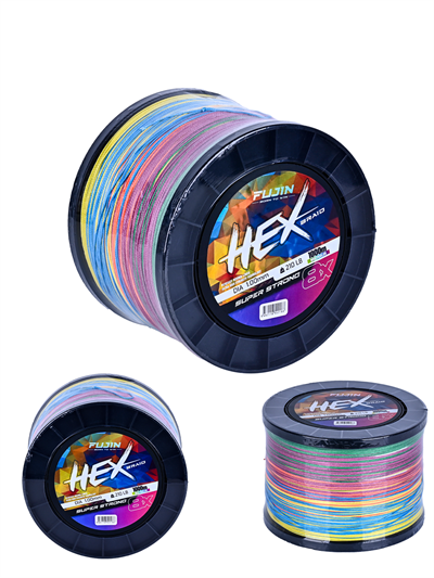 Fujin Hex 8X 1000Mt Multicolor Pe Line