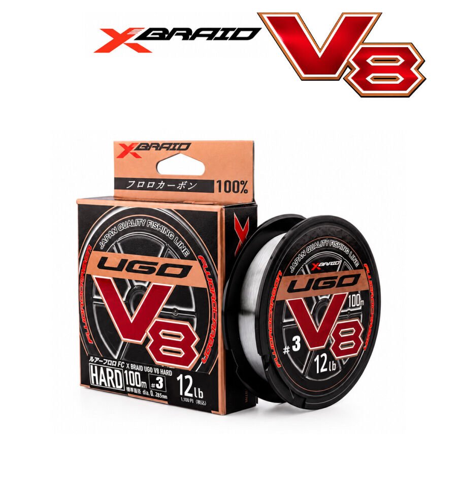 YGK X061 F-UGO V8 HARD FC 100M 5.44KG 0.285