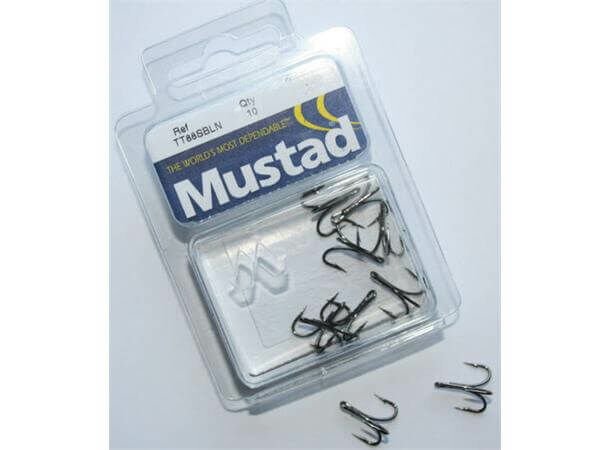 Mustad Olta İğnesi TT 88 SBLN 10 lu NO:10 - METALİK SİYAH