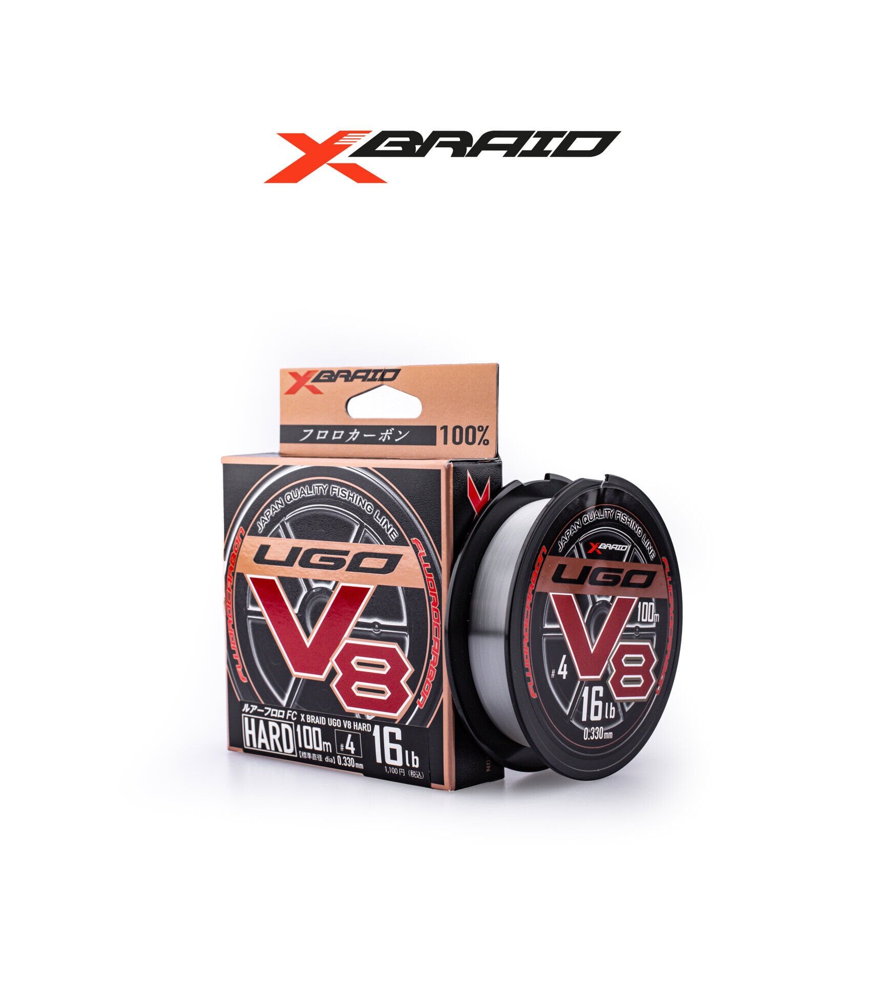 YGK X061 F-UGO V8 HARD FC 100M 7.26KG 0.33